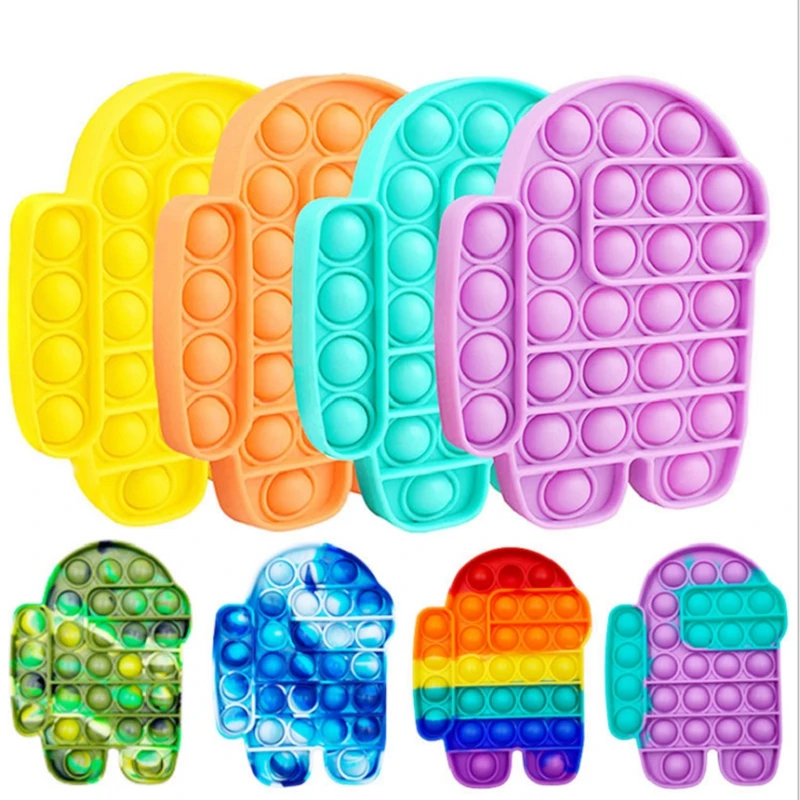 

Children Fidget Toy Small Fidget Toys Popit Figet Toys Stress Relief For Kids Adults Early Educational Simple Dimple Pop It