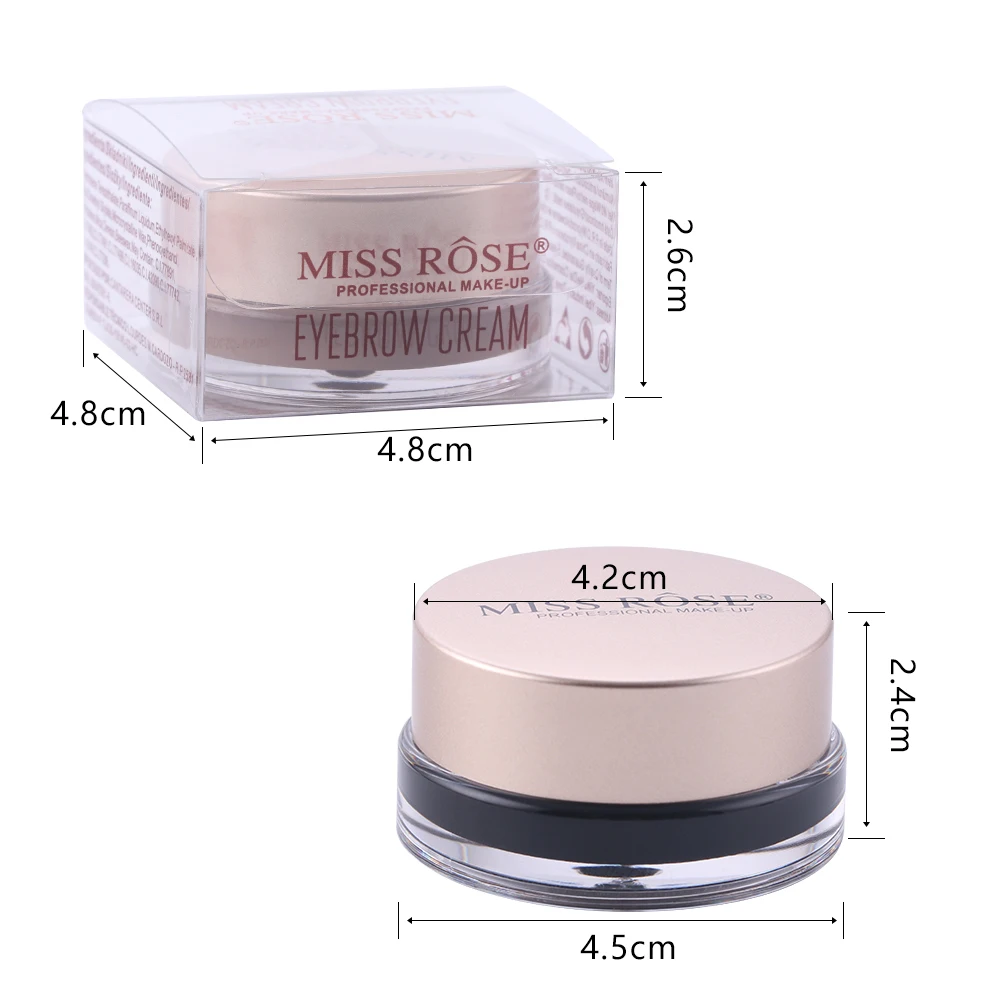 MISS ROSE 6 цветов гель для бровей Водостойкая тушь для бровей Тень для бровей стойкий для бровей энхансер для бровей TSLM1