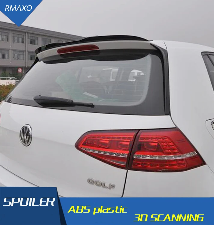 Спойлер для автомобиля V W Golf 7 2014 2017 задний спойлер Volkswagen 5 из АБС
