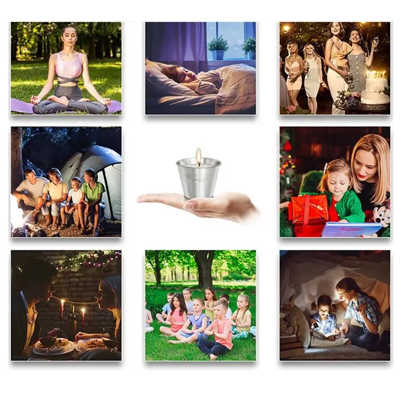 8 шт./компл. набор свечей с ароматом соевого воска Бездымная репеллентная Свеча от