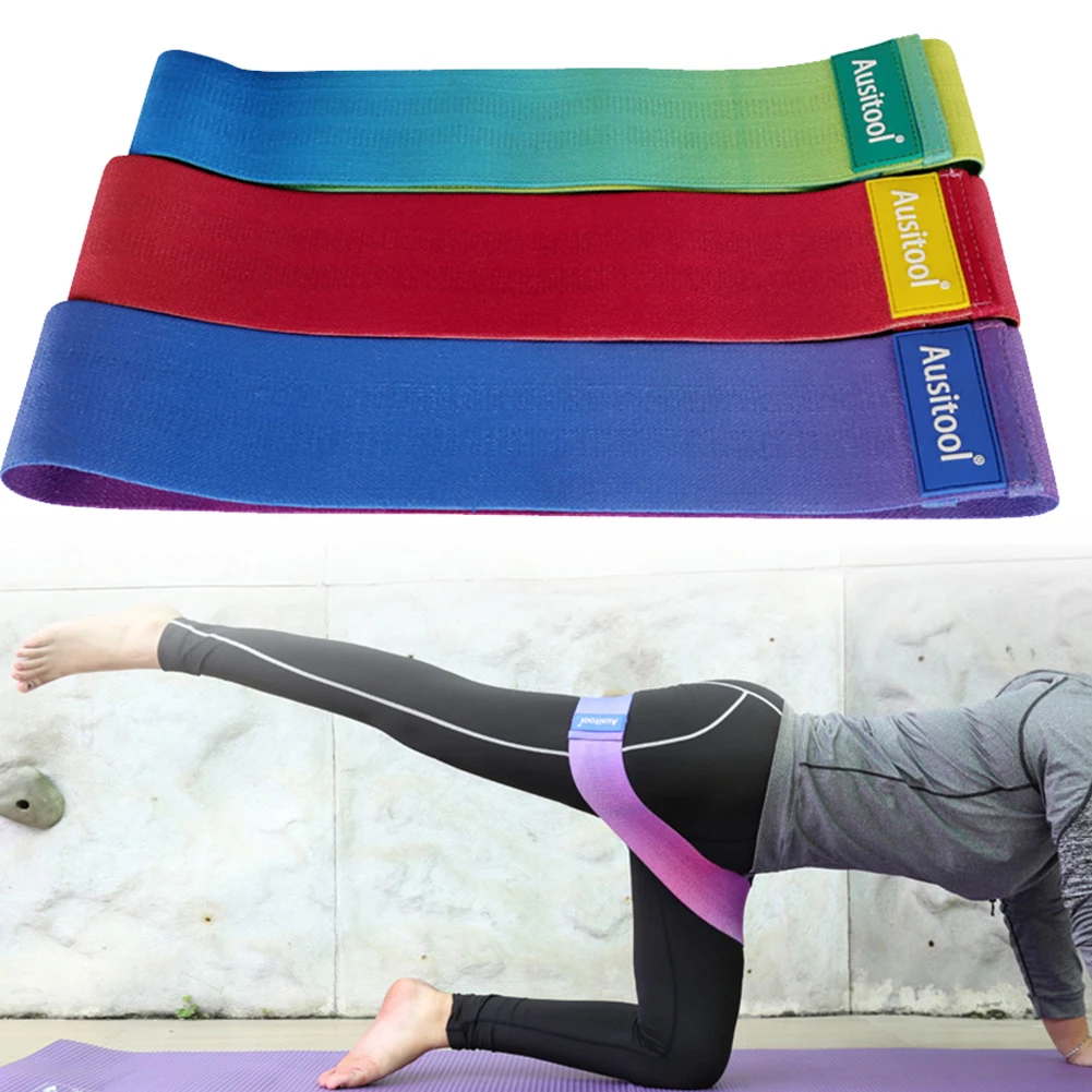

Resistance Bands for Men Women Booty Legs Exercise Resistance Loop Home Fitness Stretching Bands 3 colors