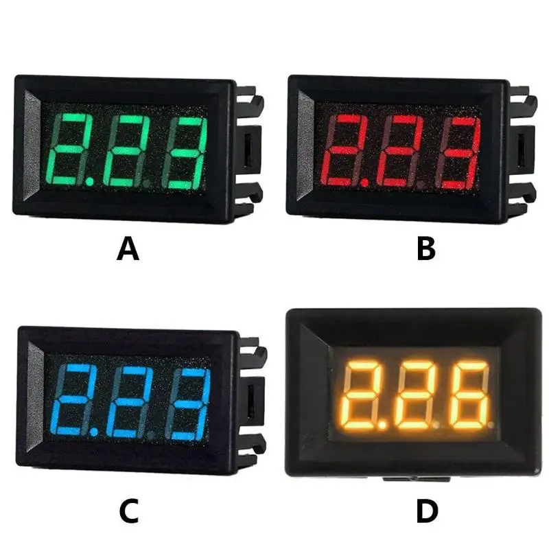 Цифровой мини амперметр тестер с 0 56 дюймосветодиодный светодиодным дисплеем DC