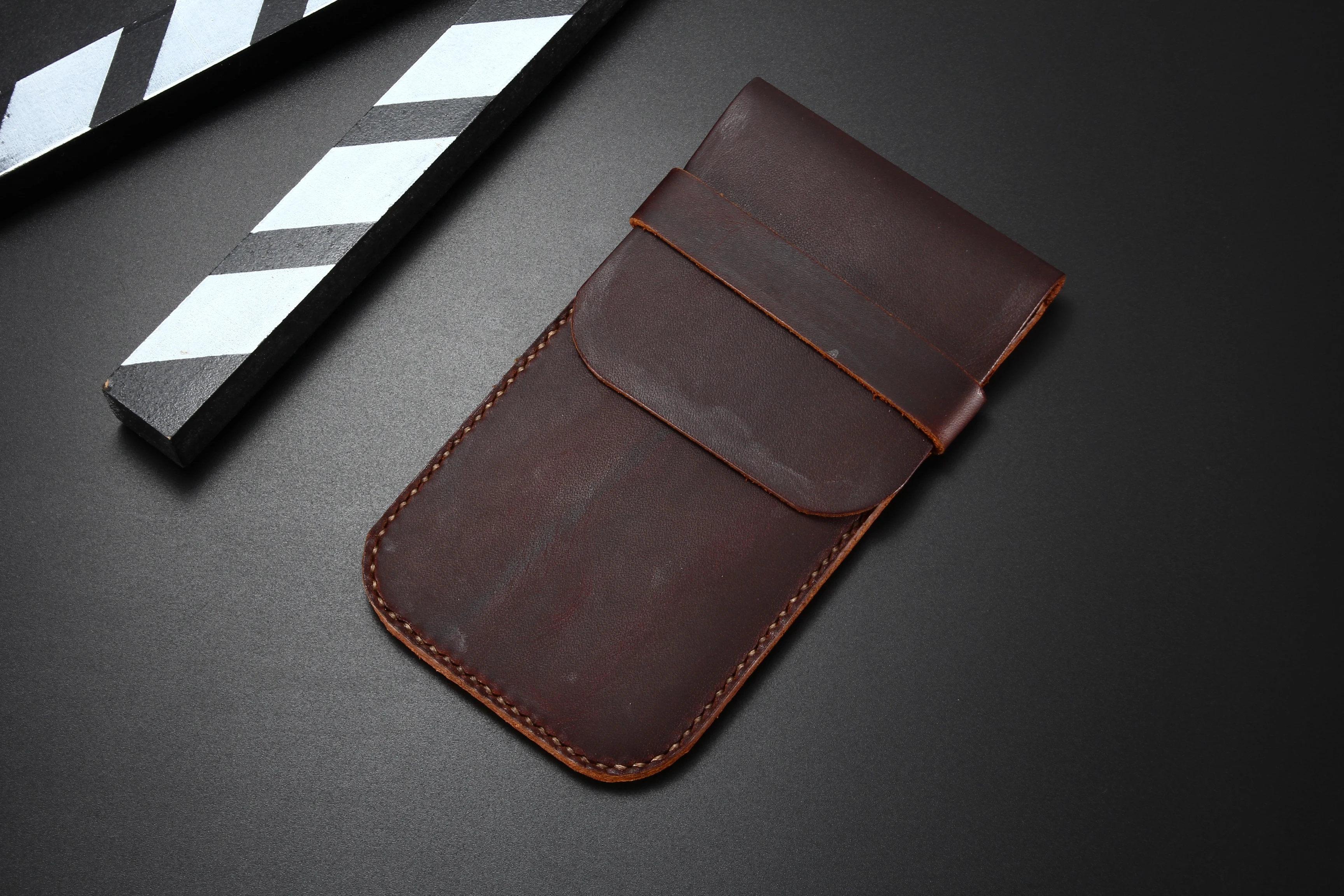 Чехол-бумажник из натуральной воловьей кожи для iPhone11 12 Pro XR XS MAX 6S 7 8Plus Samsung Note 10 20 9 S8