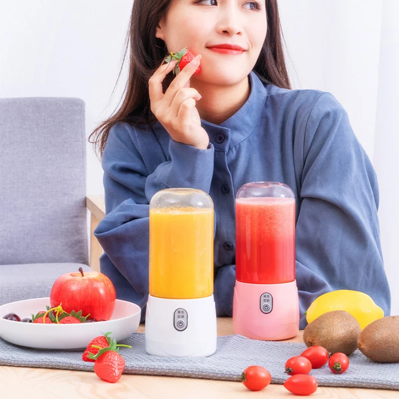 

Портативная соковыжималка, миниатюрный Миксер с зарядкой от USB, Индивидуальный размер, для путешествий, офиса, спорта, посуда для напитков, н...