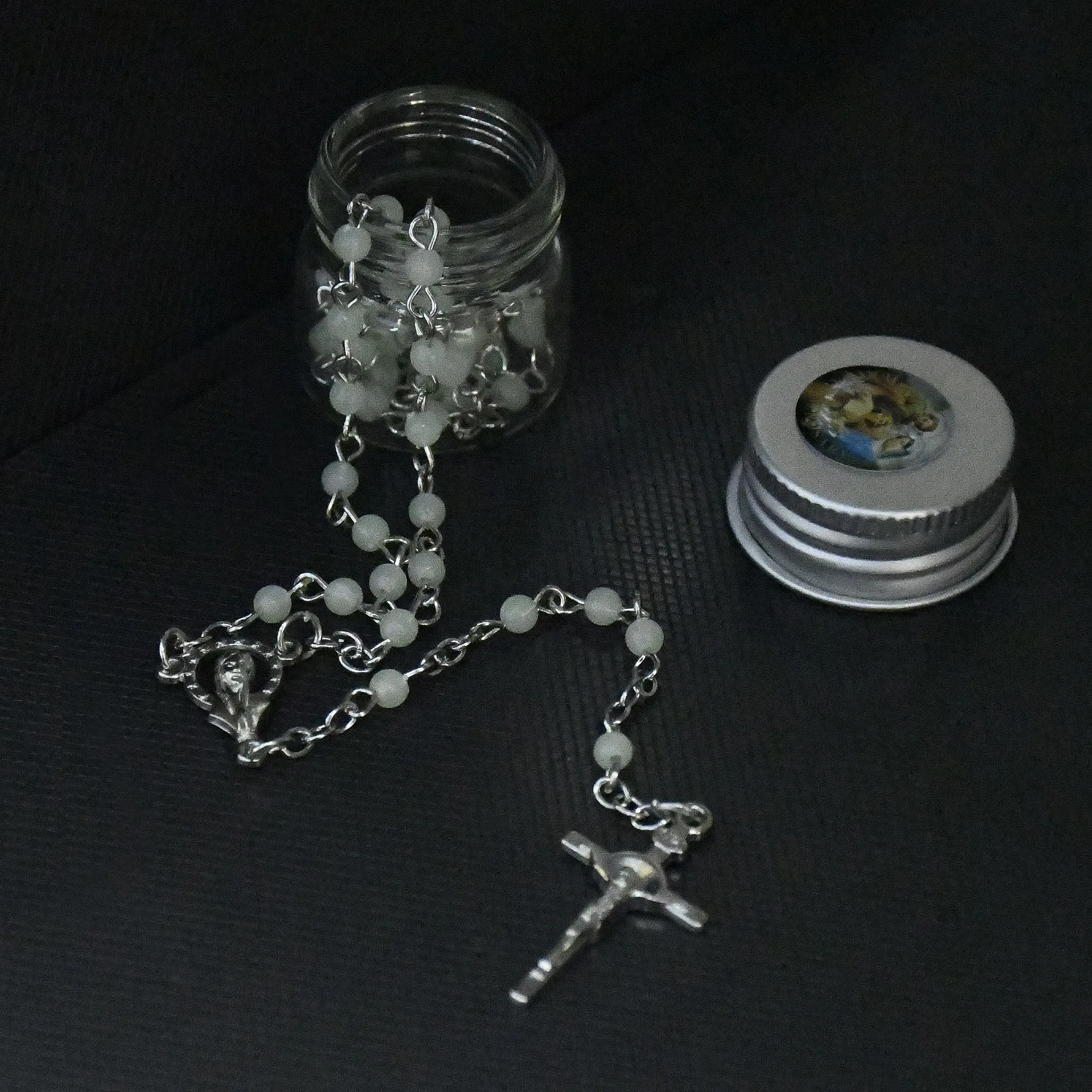 Модное пластиковое ожерелье в стиле ретро с бусинами из проса крестиком и розам