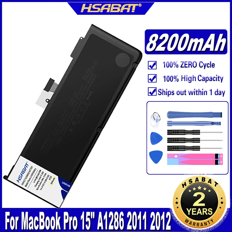 Аккумулятор A1382 для ноутбука MacBook Pro 15 дюймов A1286 2011 2012 версия MC721 MC723 MC847 MD318 MD322 MD103