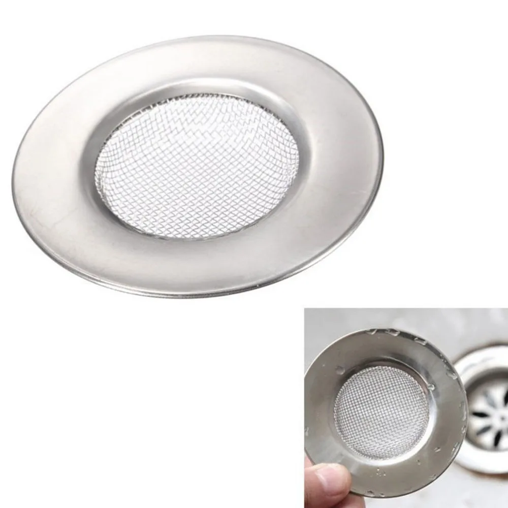 

Hot 1Pcs Stainless Steel Bathtub Hair Catcher Stopper Drain Hole Filter Trap Metal Sink Strainer Kitchen Bathroom Accessories