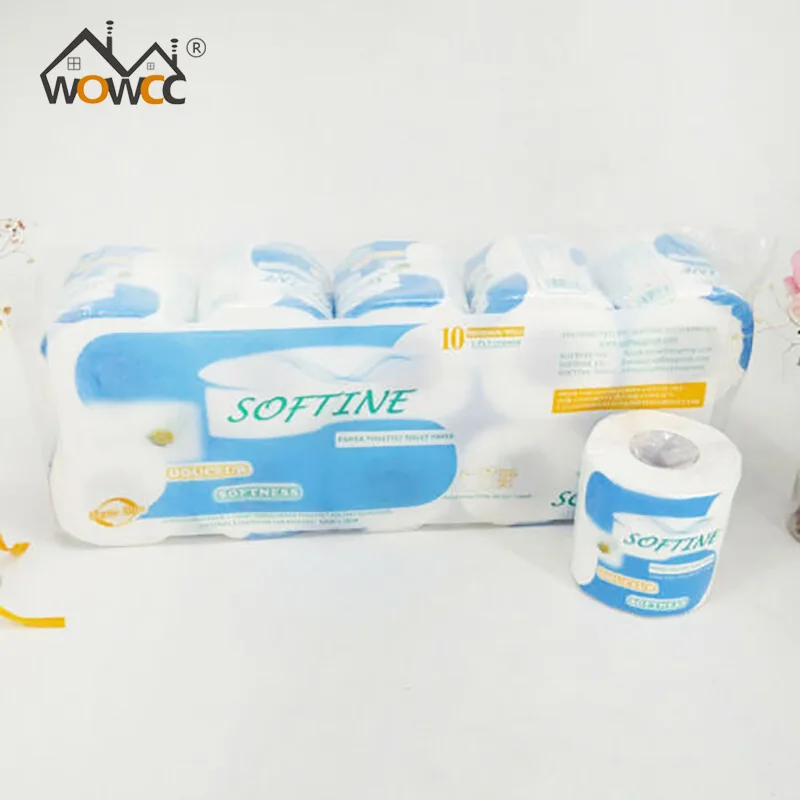 10 рулонов бытовой рулонной туалетной бумаги оптом рулон банной ткани Ванная