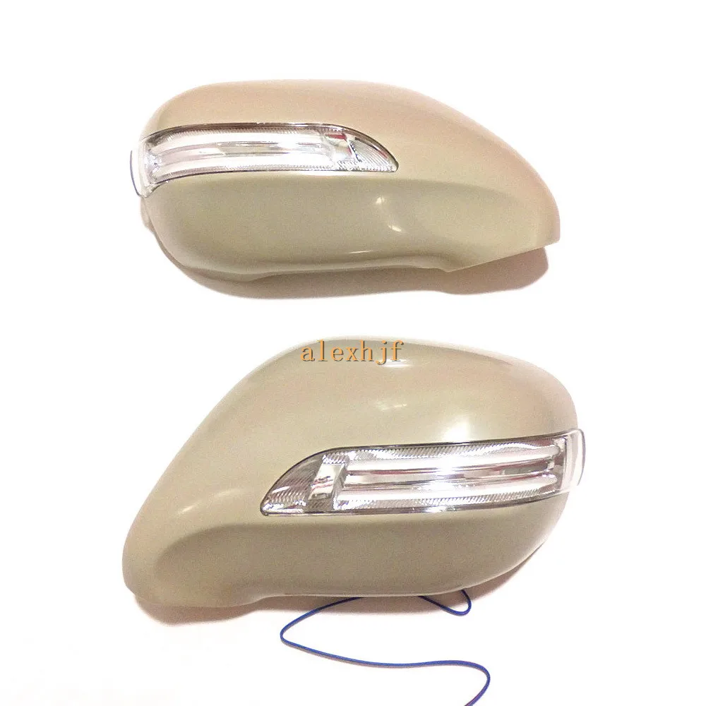 Светодиодный зеркальный светильник s с чехлом ДХО + желтый указатель поворота