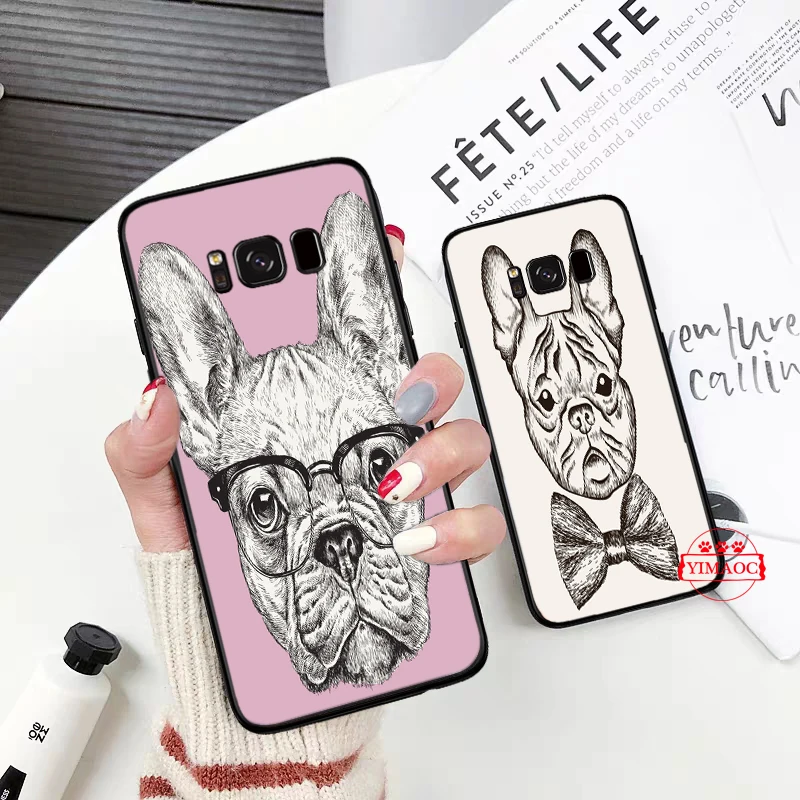 Панель в форме французского бульдога щенки собака милый мягкий силиконовый