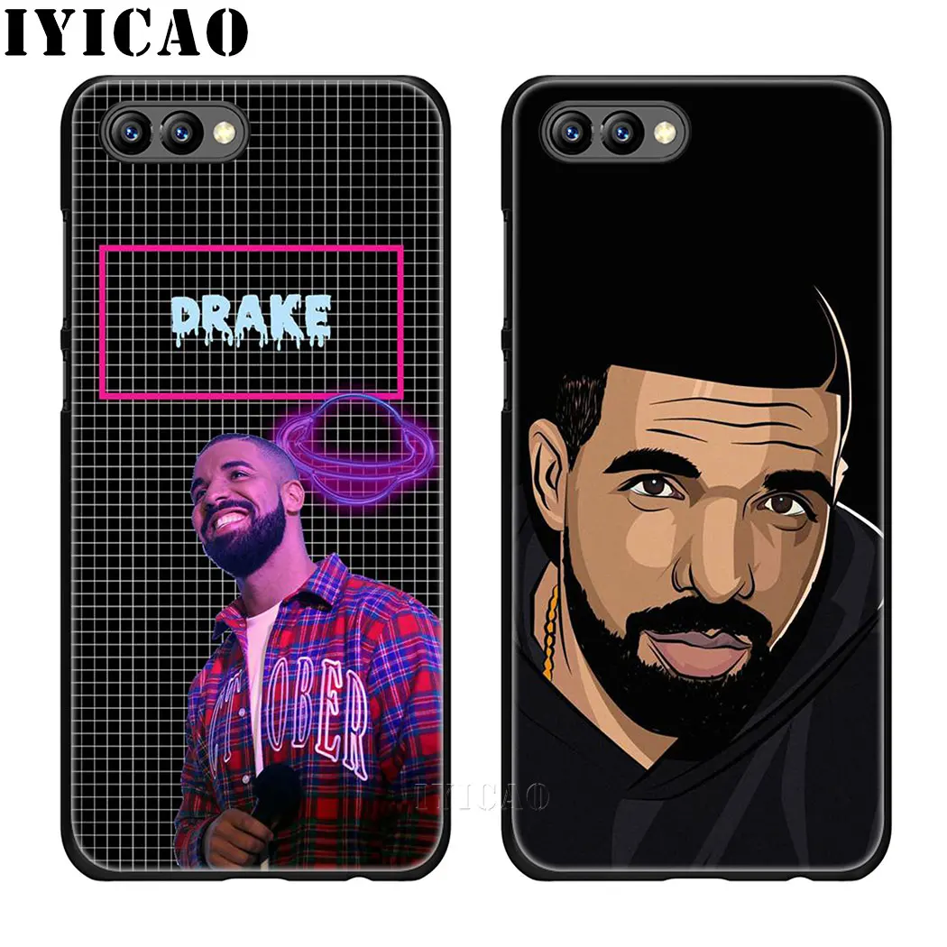 Мягкий силиконовый чехол IYICAO Rapper Drake для huawei Honor view 20 9X Pro 10 9 8 Lite 8X 8C 7X 7C Note - купить