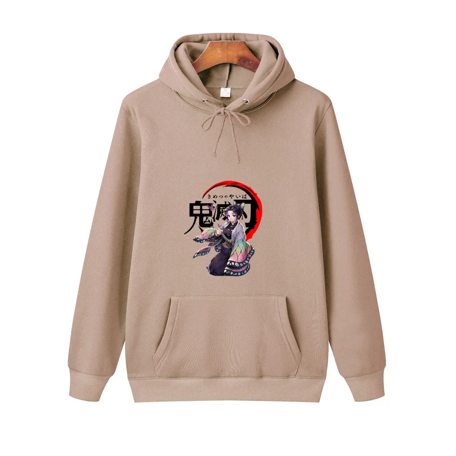 

2021Autumn Winter New Men's Fashion Hoodie Casual Sweatshirt Anime Demon Slayer Printed Hoodie Unisex Long-Sleeved Pullover