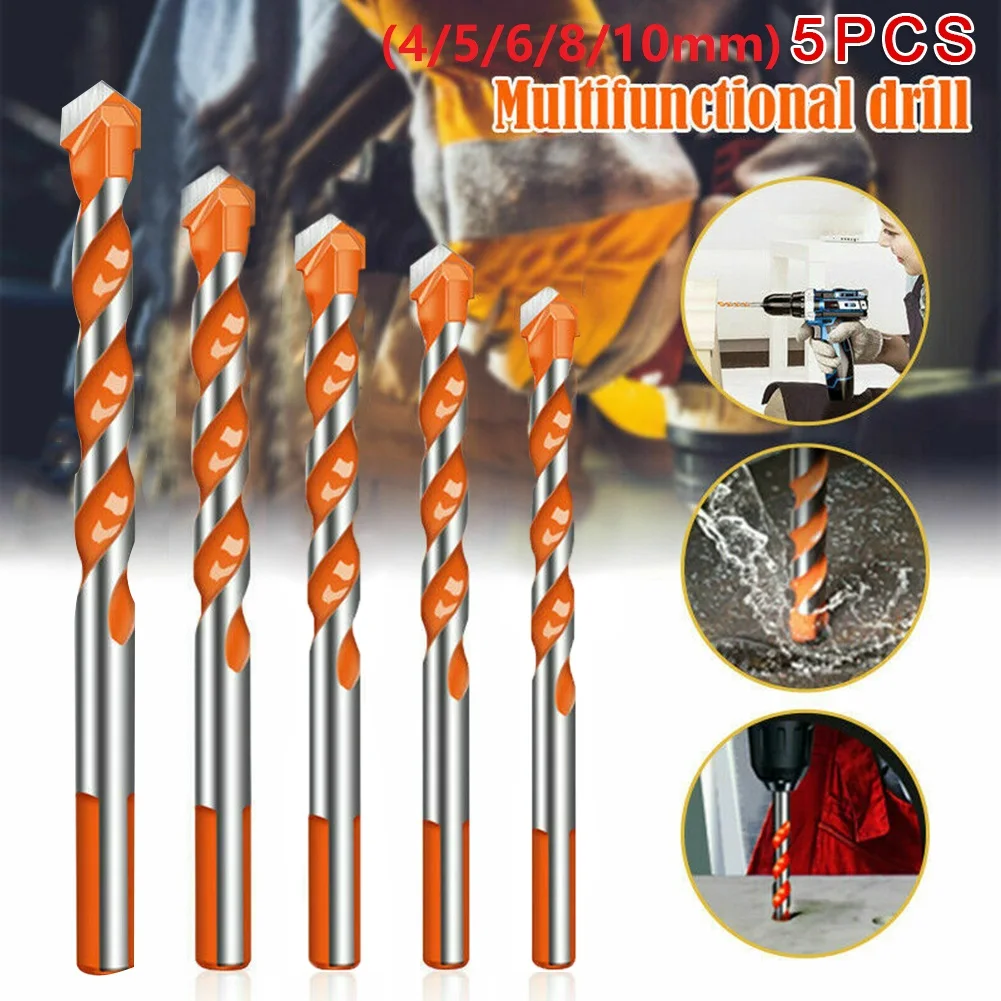 

5/7Pcs Multifunction Ceramic Drill Bit Wall Tile Marble High Quality Multi-purpose Twist Overlord Drill 3/4/5/6/8/10/12mm