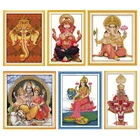 Joy Sunday, вышивка крестиком, фотообои, Kwan-yin, Подсчетные узоры, Ремесла, Декор, печатный рисунок 11CT 14CT