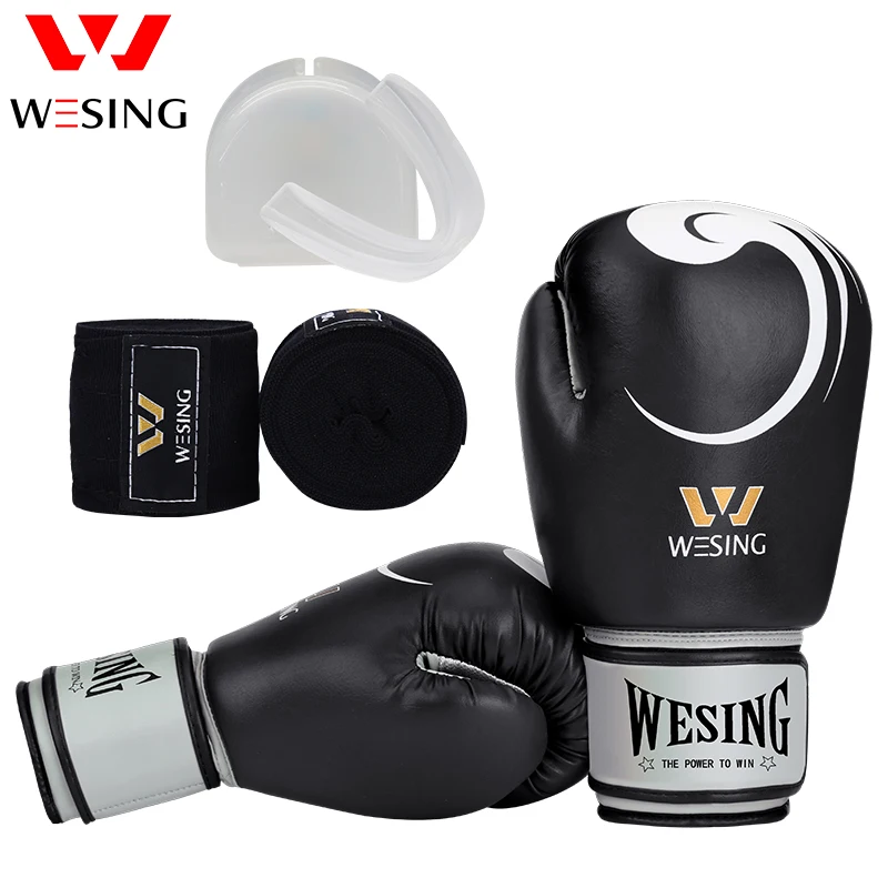 Боксерские перчатки Wesing бриллиантовые тренировочные защитные для рта