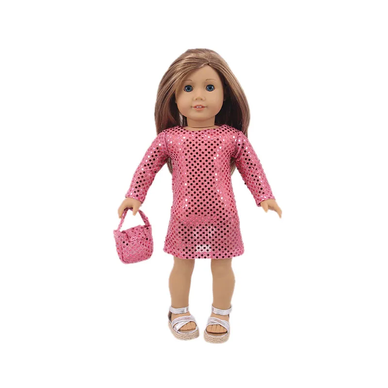 Кукольная одежда 2 шт./компл. юбка для куклы 18 дюймов американская кукла 43 см |