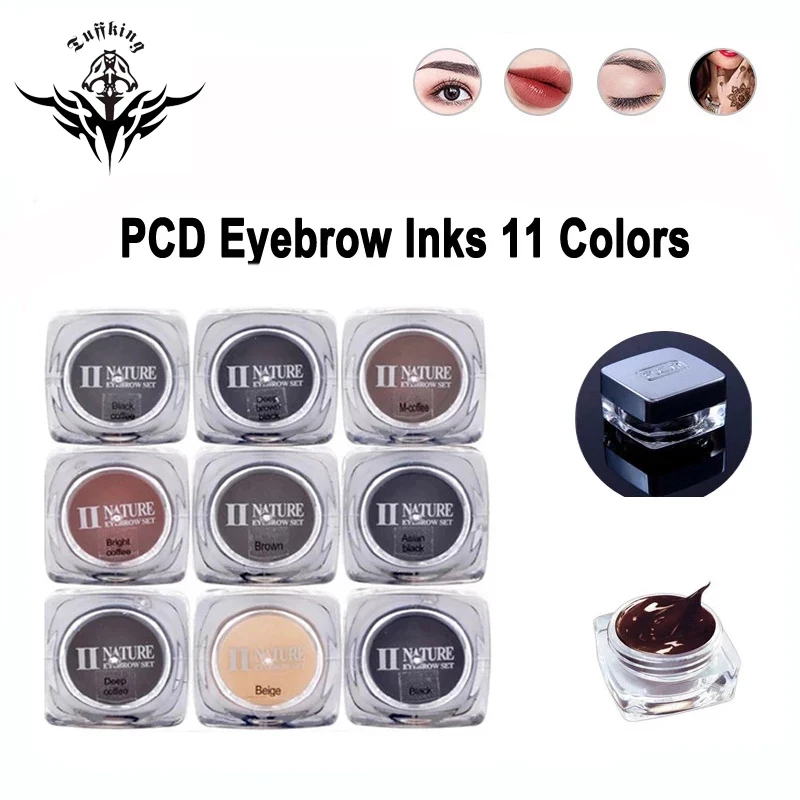 Перманентная Татуировка микроблейдинг пигмент профессиональная микро