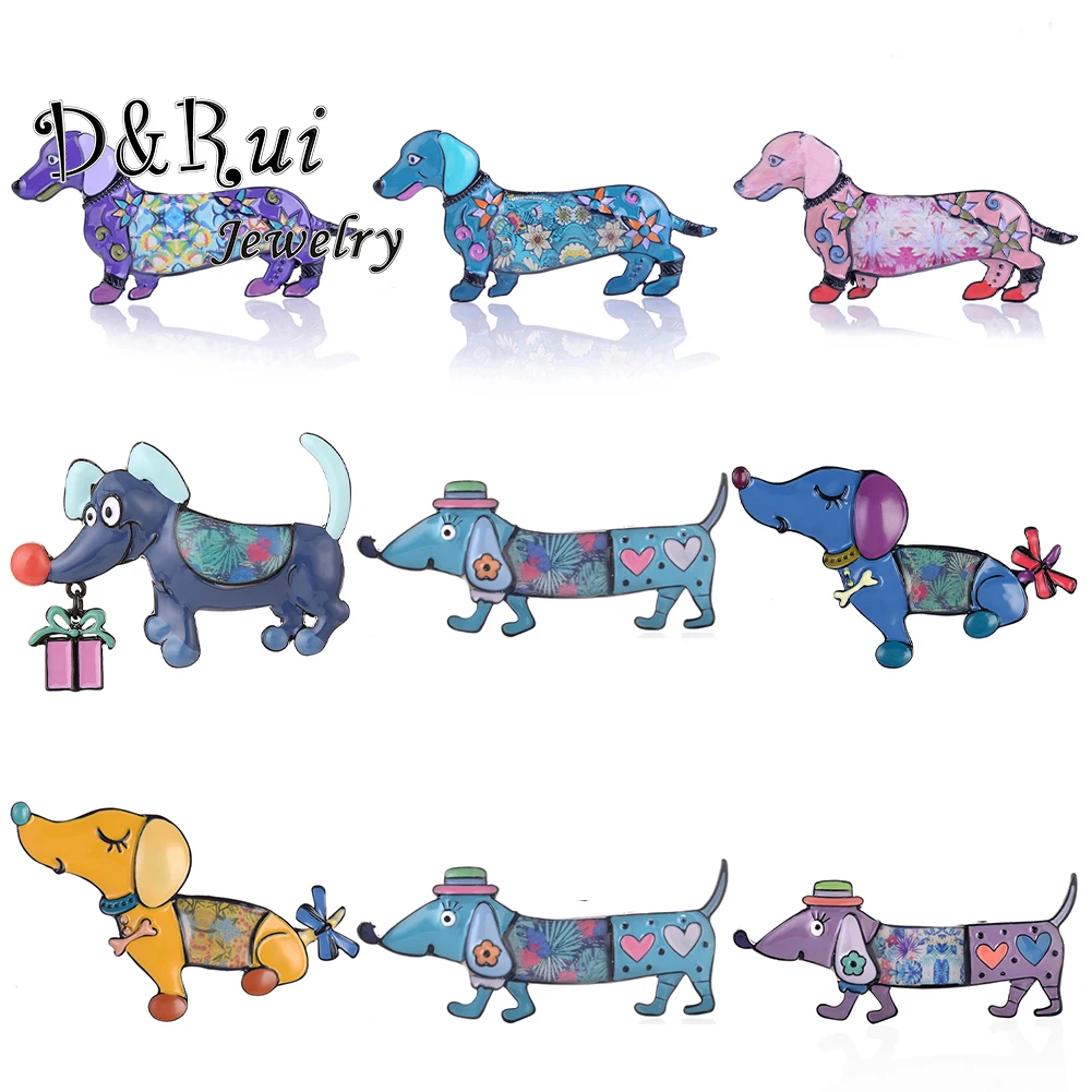 Распродажа булавка для таксы собаки брошь высокого качества забавные модные