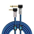 Аудиокабель TS моно-штекер, 14 дюйма, 6,35-3,5 мм, со штекером Aux