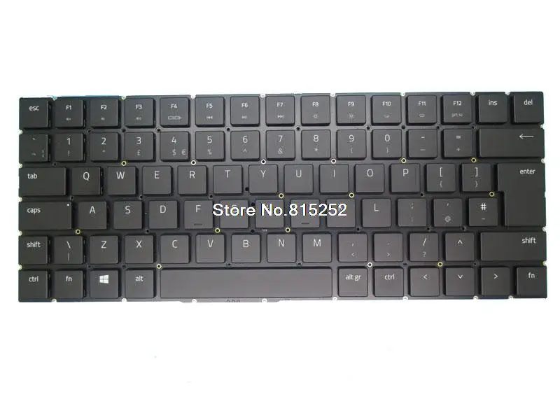 Клавиатура для ноутбука RAZER Blade 17 3 RZ09-0166 RZ09-01663E52-R3U1 651000036400 черная Великобритания |