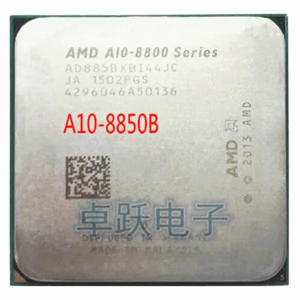 AMD A10 8850B CPU 3 9 GHz Socket FM2 + Quad Core десктопный процессор Бесплатная доставка|desktop cpu|socket