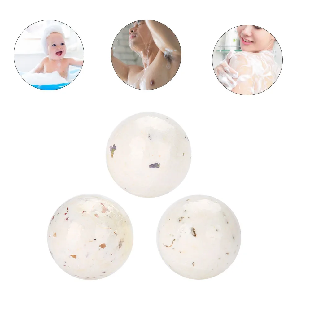 3 предмета органическая соль для ванны тело эфирное масло шарик ванной