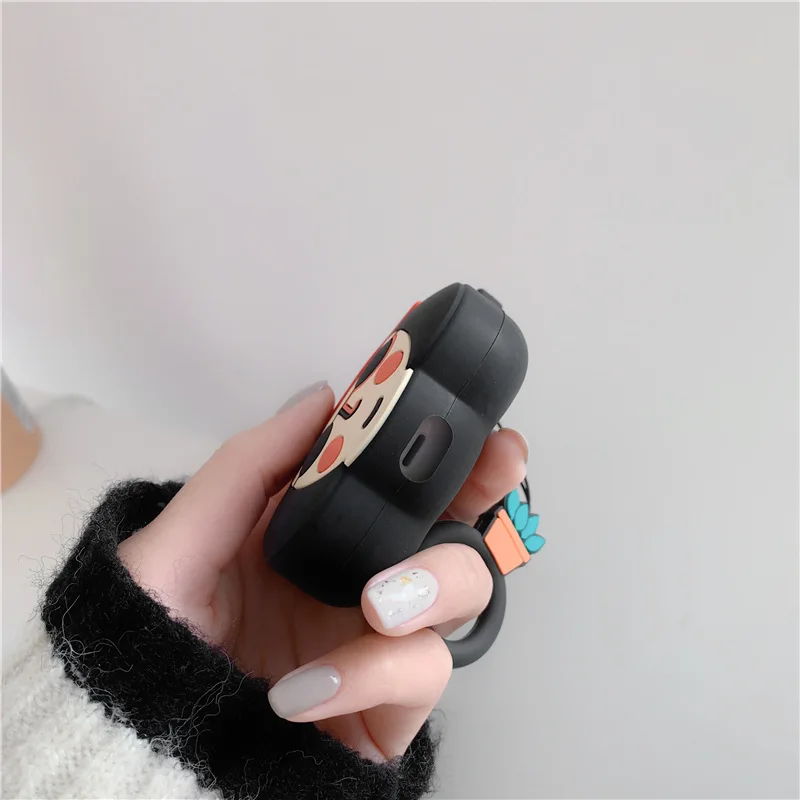 Для AirPods Pro Чехол 3D профессиональная Матильда Leon мультяшный Мягкий силиконовый