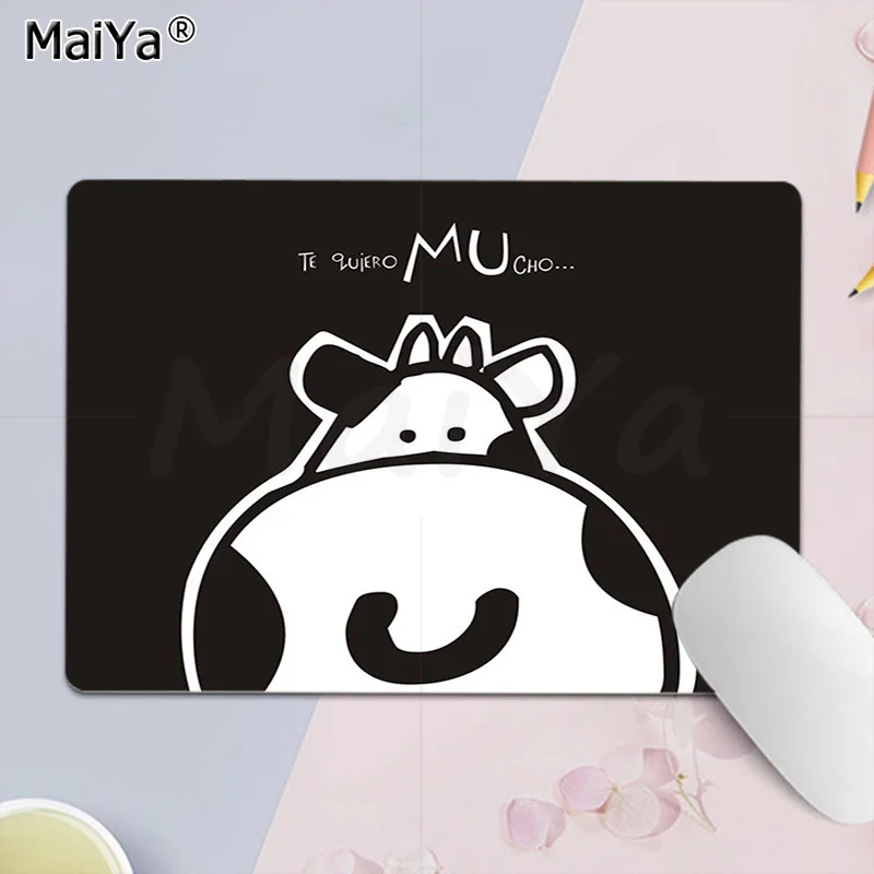 

MaiYa New Design cow pattern Silicone Pad to Mouse Game Top Selling Wholesale Gaming Pad mouse