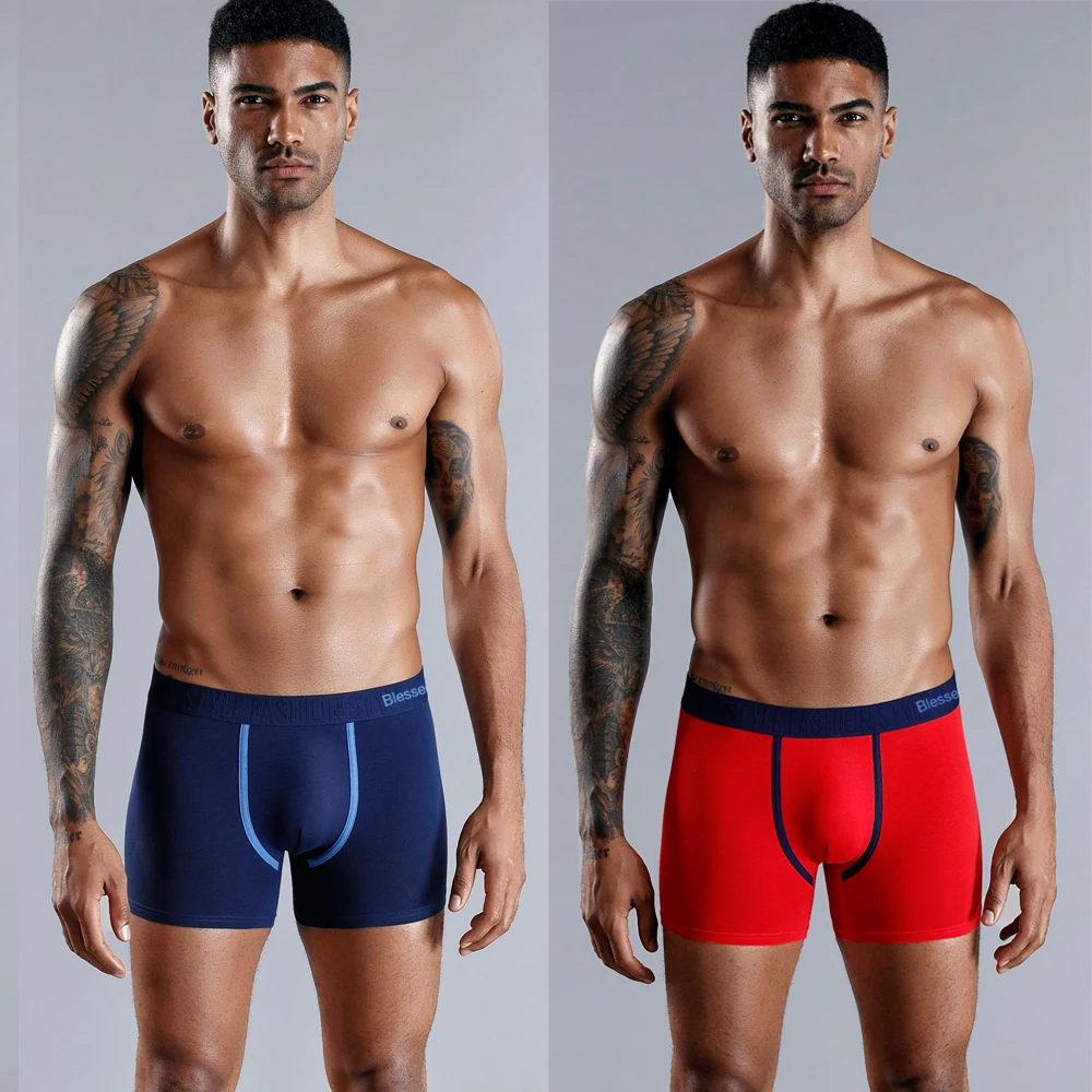 6Pcs Lots Sexy Men's Panties Cotton Boxers For Mens Underwear Set Male Underpants Brands Boxershorts Large Size Man Boxer Shorts