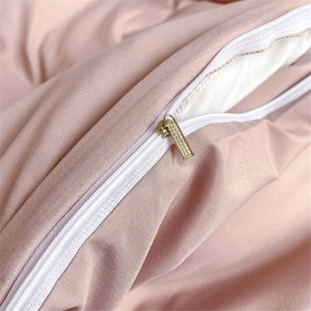 Комплект постельного белья Liv-Esthete Женский мягкий пододеяльник с принтом