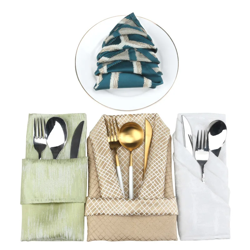 Набор из 6 предметов 46*46 см рестораны для отеля роскошное украшение стола льняная