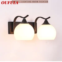 oufula wall lamps contemporary simple indoor sconces led lights for home stair aisle