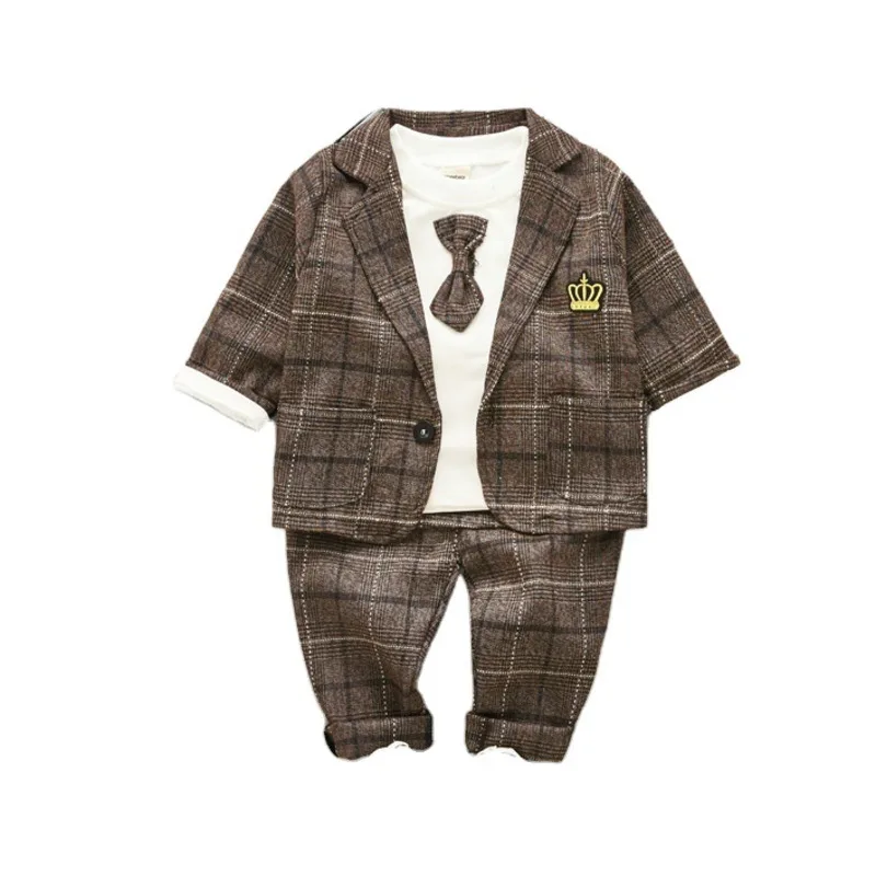 

Хлопковый спортивный костюм для мальчиков и девочек, 3 шт./компл.