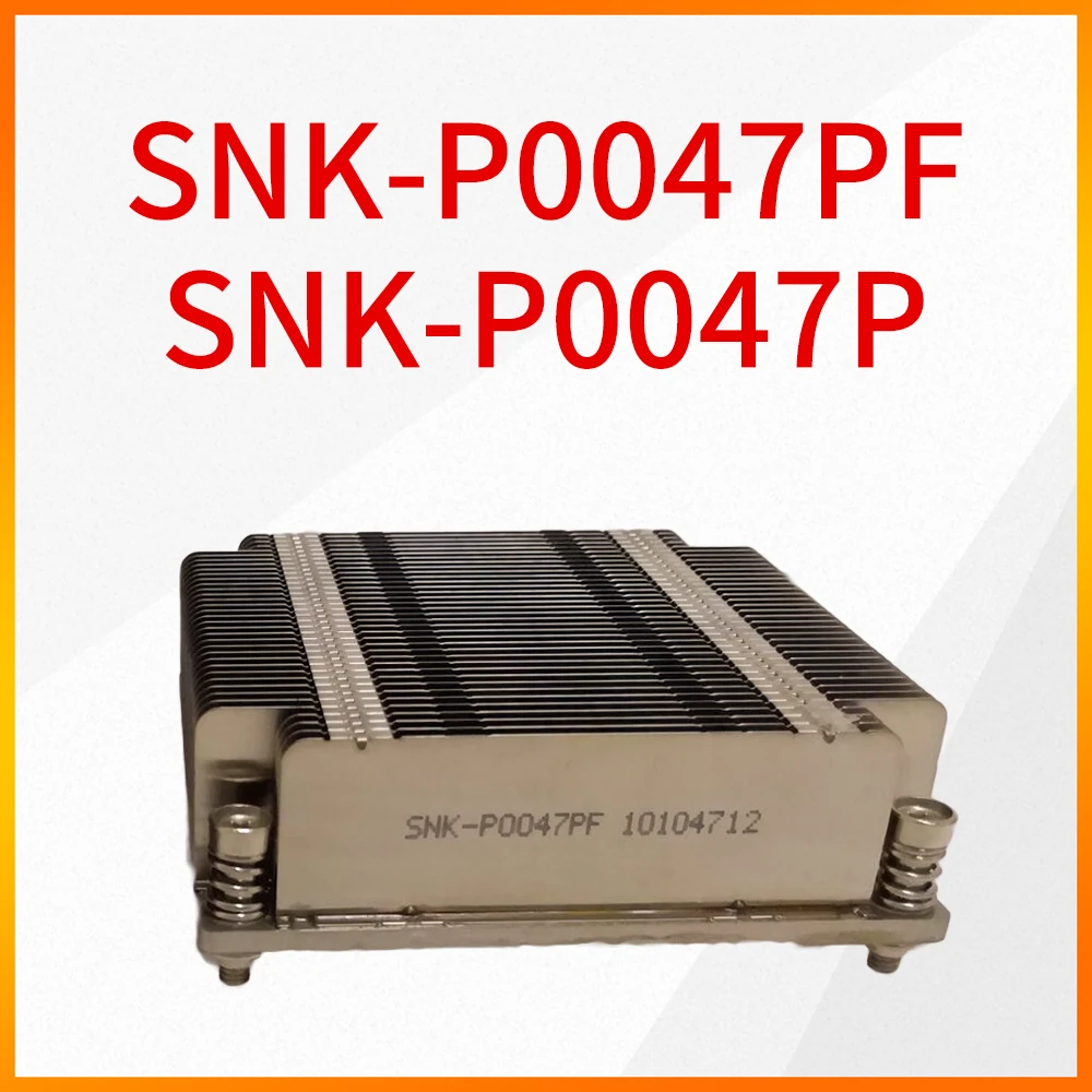 

SNK-P0047PF SNK-P0047P 1U Passive CPU Heat Sink Socket LGA2011 For SuperMicro Radiator