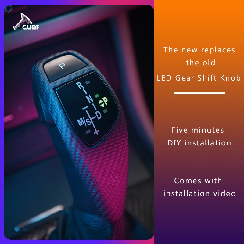 Светодиодный Шестерни рукоятка рычага переключения передач рычаг для 1 3 5 6 серии