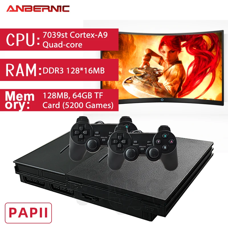 Игровая приставка ANBERNIC XPro для видеоигр PS1 HD 64 бит Классические Семейные