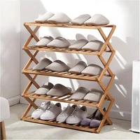 foldable shoe rack organizer rack 3456 layers bamboo shoe cabinets shelf home holder shoes storage rack for dormitory doorway