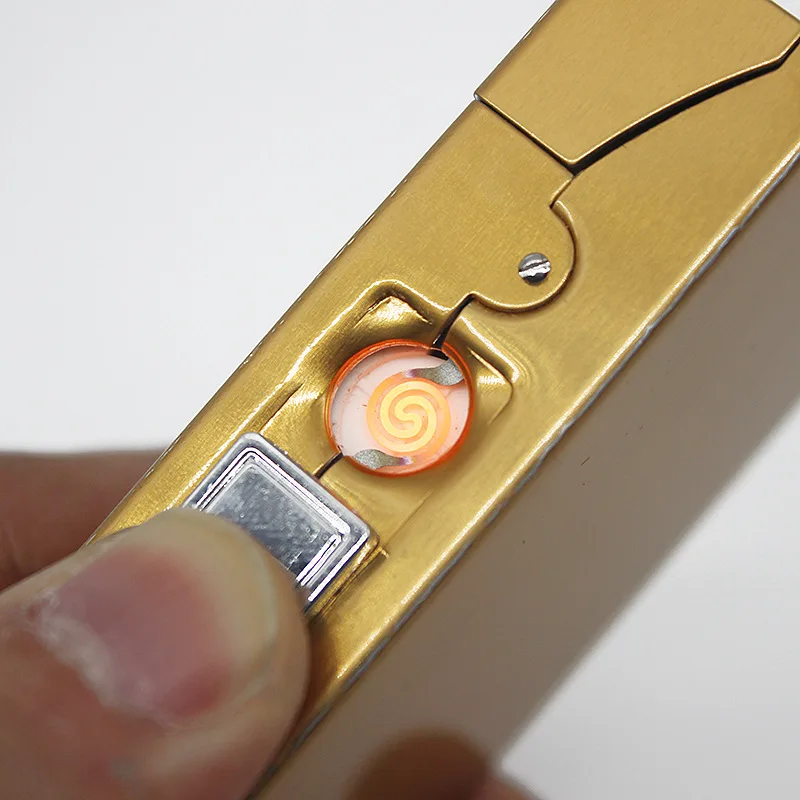 USB Зажигалка узкая мода трубы личности женщины Тонкий T тонкий металлический корпус сигарета коробка Зажигалка алюминиевая тонкая Коробка для хранения дыма
