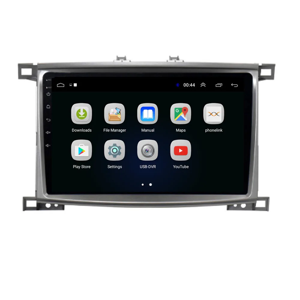 4G LTE Android 10 1/9/8.1 для Toyota Land cruiser 100 LC мультимедийный стерео автомобильный DVD-плеер