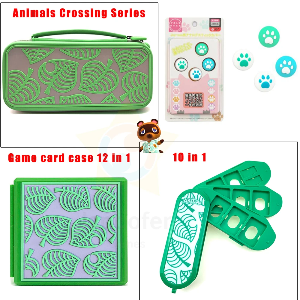 Чехол для игровой карты Nintendo Switch сумка хранения карт с изображением животных