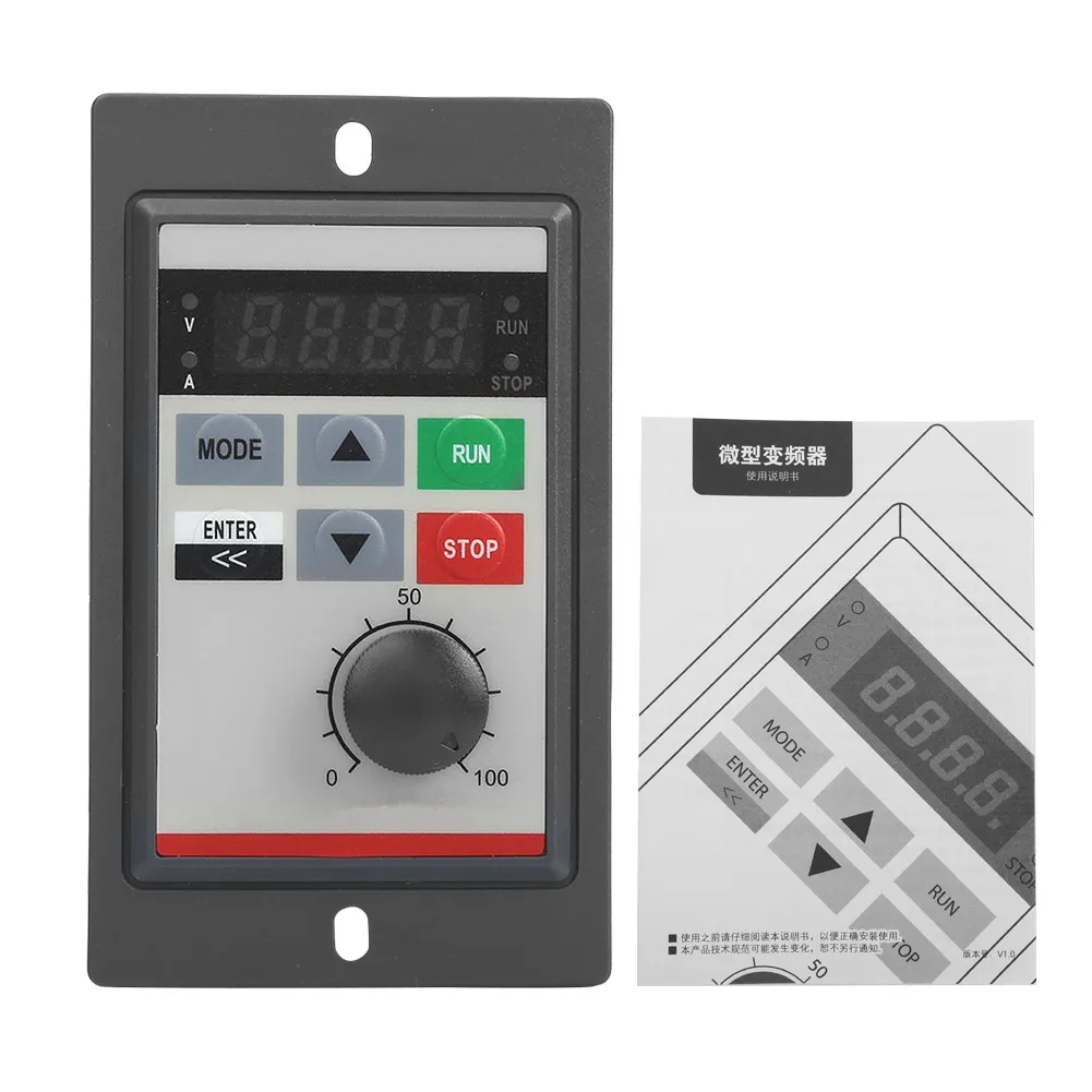 Мини преобразователь частоты VFD мини 0 4 кВт 220 В микрочастотный инвертор