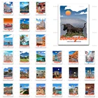 Постер в стиле ретро для путешествий Sliema Великобритания Порто Мексика майка Барселона Карибские острова Ибица декор для Гостиной Холст настенный художественный принт