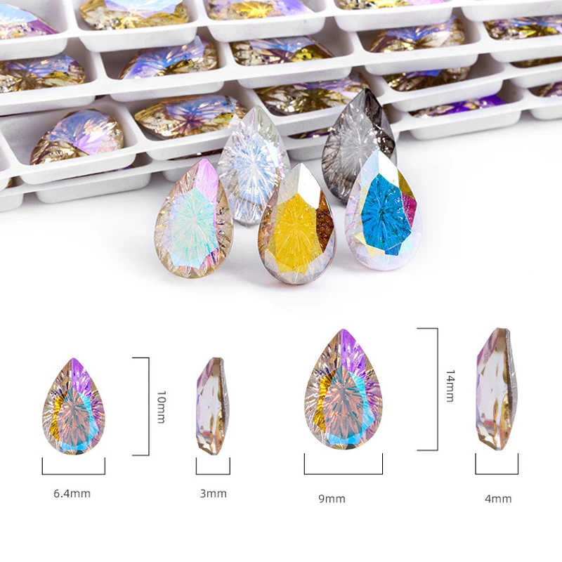 Каменные Стразы для ногтей Swarovsky детали наклейка из хрустального камня стразы с