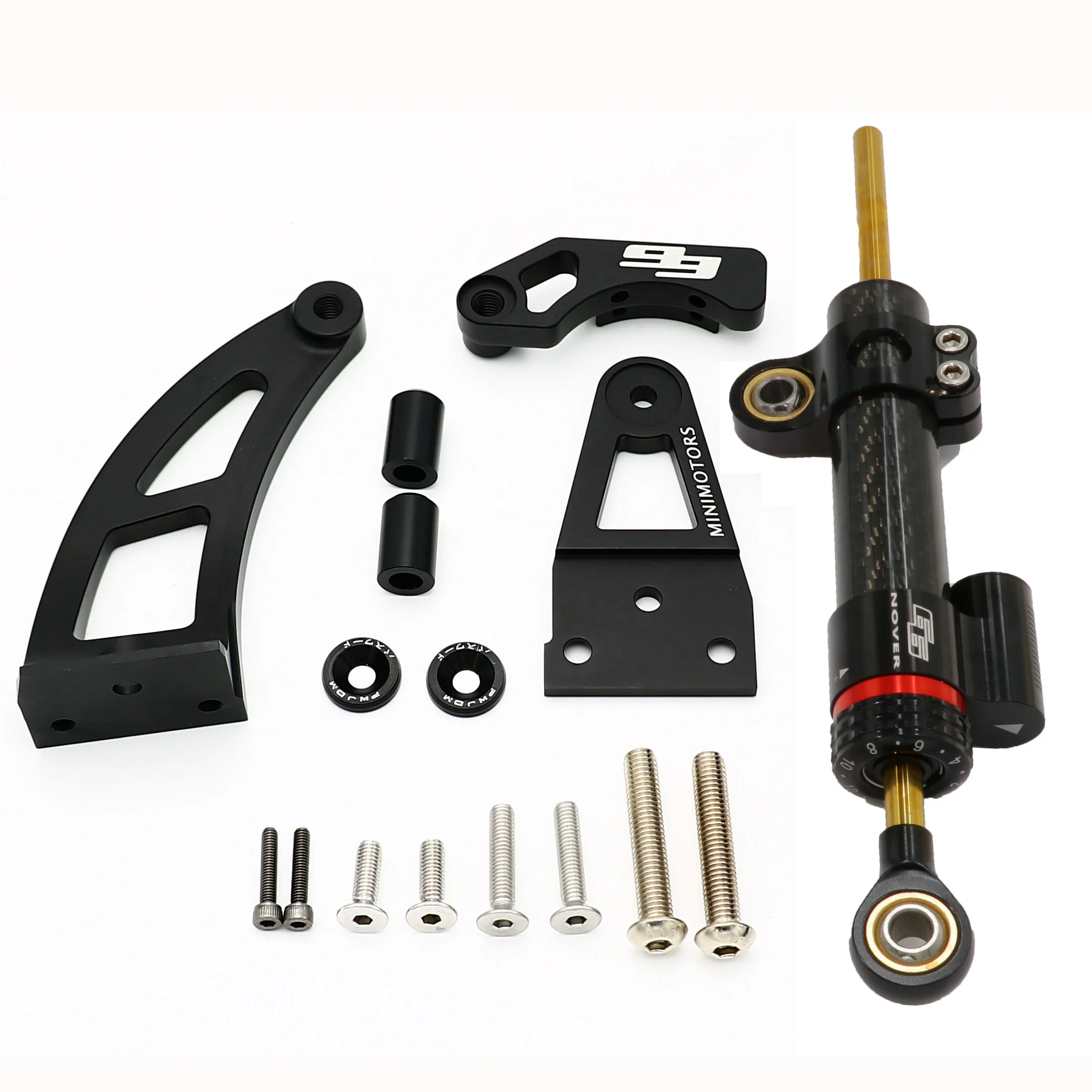 Направленный демпфер рулевого управления из углеродного волокна для Dualtron Thunder