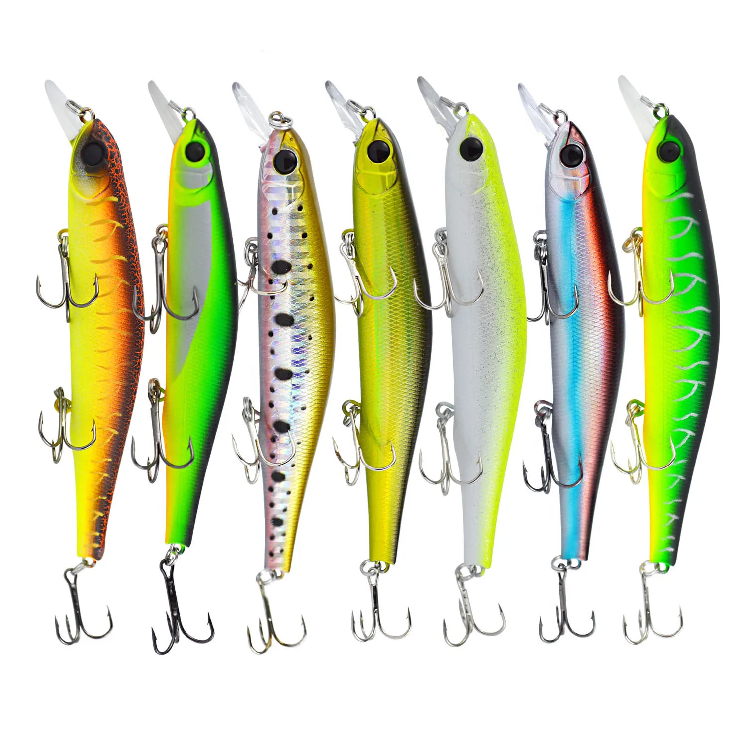 

Afishlure Minnow Lure Artificial Baits Walleye Bionic Artificial Bait 124mm 17g Wobblers
