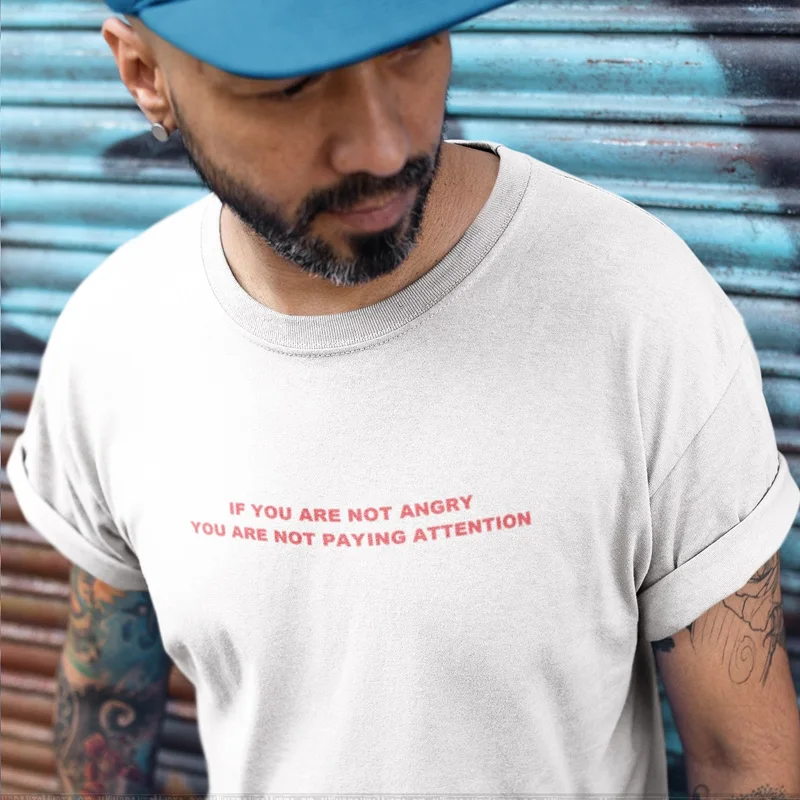 Если вы не злите обратили внимание красная женская футболка хлопковая