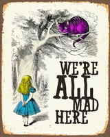 more style choices alice in wonderland art film print canvas poster home wall canvas painting decoration