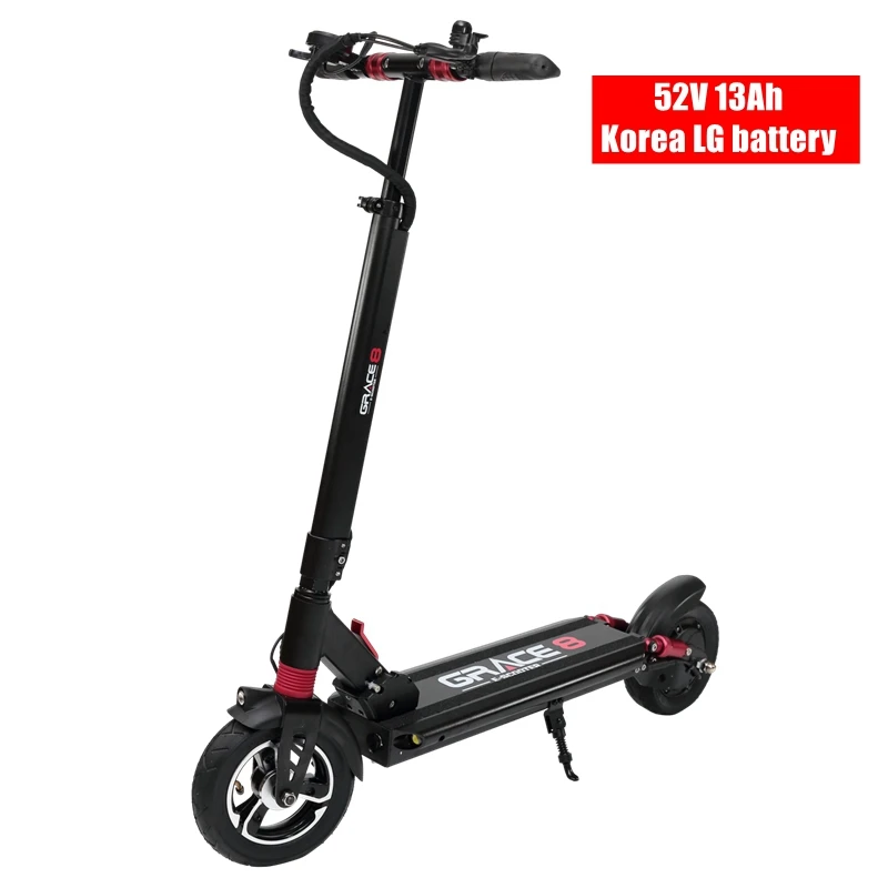 52V13Ah (LG) Macury Grace 8 Электрический Скутер Ховерборд 2 колеса 8 дюймов 36 В 350 Вт 48 в 52 в 500 Вт для взрослых и детей Zero 8 T8 самокат мини складной - Цвет: 52V13Ah (LG)