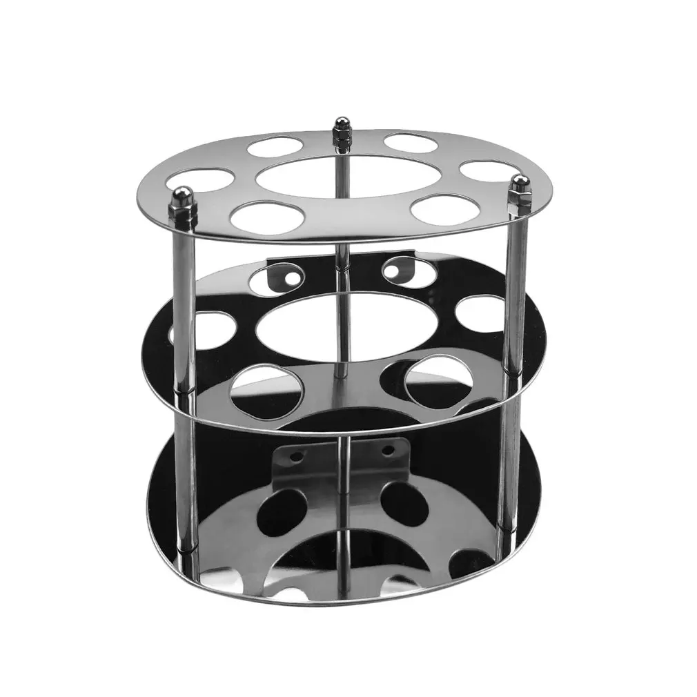 6 отверстий нержавеющая сталь полировка держатель для зубных щеток полка стойка