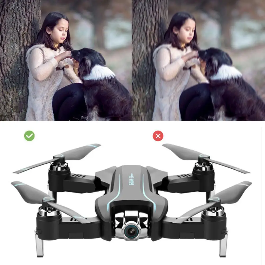 Складной Дрон 2020 4K/1080P зум ESC двойная камера Wi Fi FPV Оптический Регулируемый